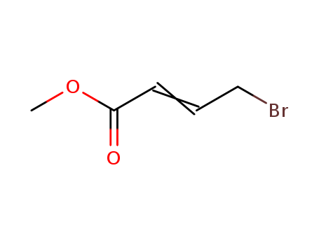 1117-71-1,Methyl 4-bromocrotonate,4-Bromocrotonic acid methyl ester;Methyl 4-bromo-2-butenoate;Crotonicacid, 4-bromo-, methyl ester (6CI,7CI,8CI);4-Bromo-2-butenoic acid methylester;Methyl bromocrotonate;Methyl g-bromocrotonate;NSC 77073;
