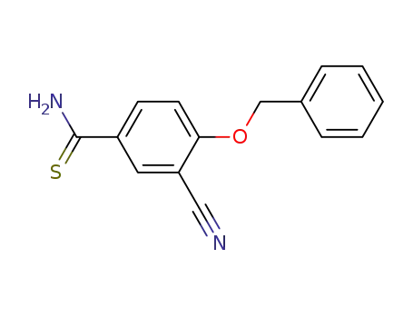 4-(benzyloxy)-3-cyanobenzenecarbothioamide