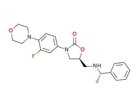 (5S)-3-[3-fluoro-4-(morpholin-4-yl)phenyl]-5-({[(1S)-1-phenylethyl]amino}methyl)-1,3-oxazolidin-2-one