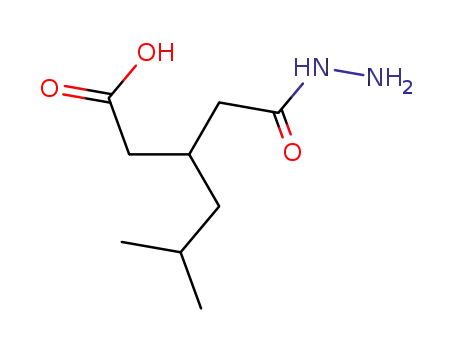 3-hydrazinocarbonylmethyl-5-methyl-hexanoic acid