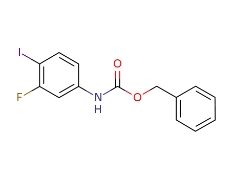 (3-fluoro-4-iodophenyl)carbamic acid benzyl ester