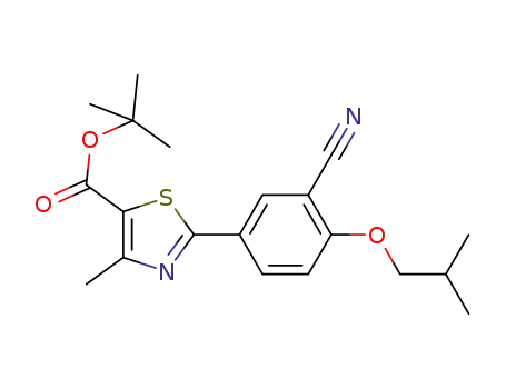 tert-butyl 2-(3’-cyano-4’-isobutoxyphenyl)-4-methylthiazole-5-carboxylate