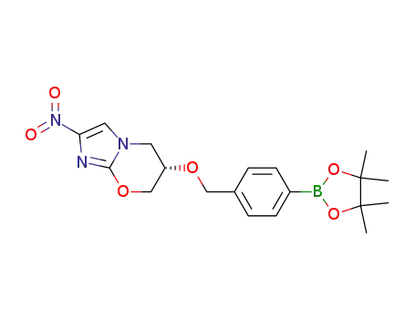 (6S)-2-nitro-6-{[4-(4,4,5,5-tetramethyl-1,3,2-dioxaborolan-2-yl)benzyl]oxy}-6,7-dihydro-5H-imidazo[2,1-b][1,3]oxazine