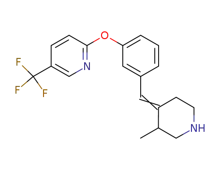 2-{3-[(3-methylpiperidin-4-ylidene)methyl]phenoxy}-5-(trifluoromethyl)pyridine