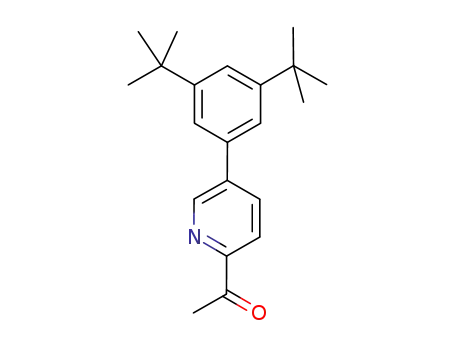 2-acetyl-5-[3,5-bis(1,1-dimethylethyl)phenyl]pyridine