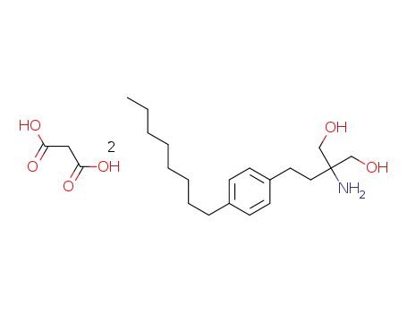 2-amino-2-[2-(4-octylphenyl)ethyl]propane-1,3-diol malonate