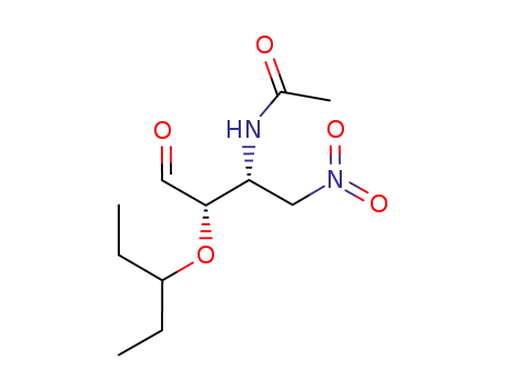 N-((2R,3S)-1-nitro-4-oxo-3-(pentan-3-yloxy)butan-2-yl)acetamide