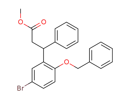 methyl 3-[2-(benzyloxy)-5-bromophenyl]-3-phenylpropanoate