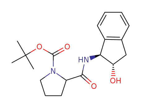 (S)-tert-butyl 2-((1S,2 S)-2-hydroxy-2,3-dihydro-1H-inden-1-ylcarbamoyl)pyrrolidine-1-carboxylate