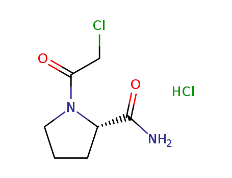 (S)-1-(2-chloroacetyl)pyrrolidin-2-carboxamide hydrochloride