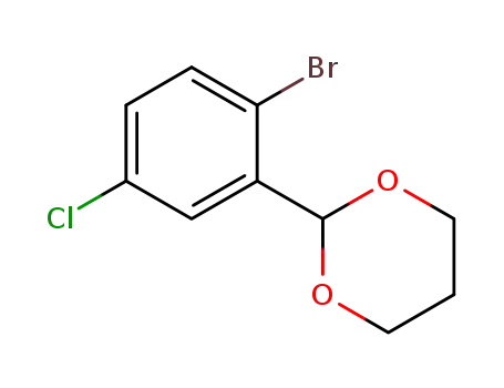 2-(2-bromo-5-chlorophenyl)-1,3-dioxane