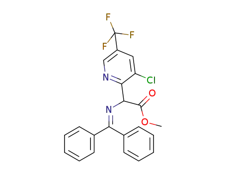 methyl 2-(3-chloro-5-(trifluoromethyl)pyridin-2-yl)-2-(diphenylmethyleneamino)-acetate