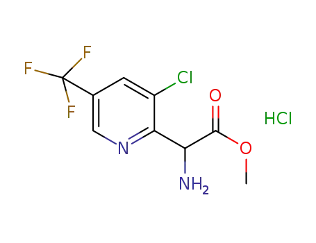 methyl 2-amino-2-(3-chloro-5-(trifluoromethyl)pyridin-2-yl)acetate hydrochloride