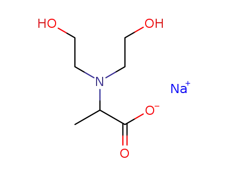 Alanine, N,N-bis(2-hydroxyethyl)-, monosodium salt