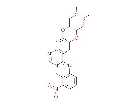 9-nitro-2,3-bis(2-methoxyethoxy)-8H-quinazolino[4,3-b]quinazoline