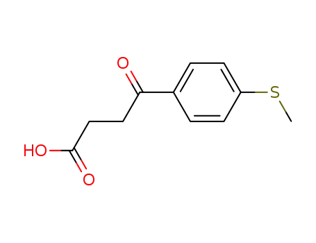 Molecular Structure of 7028-67-3 (3-(4-METHYLTHIOBENZOYL)PROPIONIC ACID)