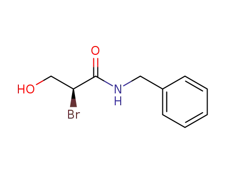 (2S)-N-benzyl-2-bromo-3-hydroxypropanamide