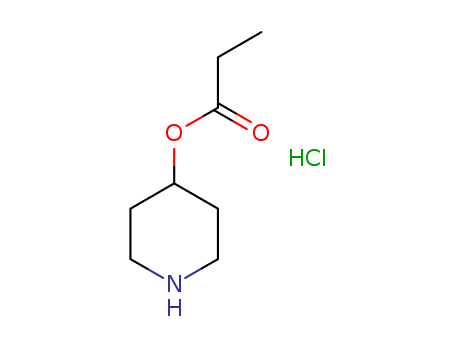 Propanoic acid,4-piperidinyl ester, hydrochloride (1:1)(219859-83-3)