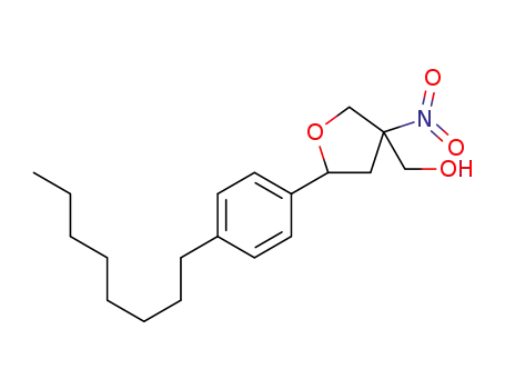 (3-nitro-5-(4-octylphenyl)tetrahydrofuran-3-yl)-methanol