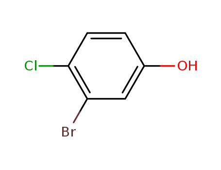 Molecular Structure of 13659-24-0 (3-BROMO-4-CHLOROPHENOL)