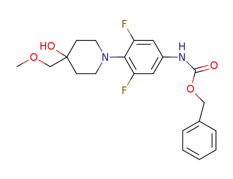 [3,5-difluoro-4-(4-hydroxy-4-methoxymethyl-piperidin-1-yl)-phenyl]-carbamic acid benzyl ester