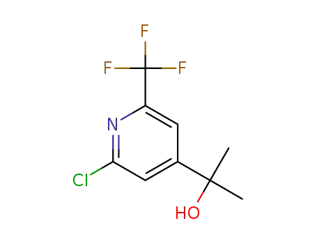 2-[2-chloro-6-(trifluoromethyl)pyridin-4-yl]propan-2-ol