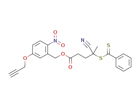 2-nitro-5-(2-propynyloxy)benzyl 4-cyano-4-(phenylcarbonothioylthio)pentanoate