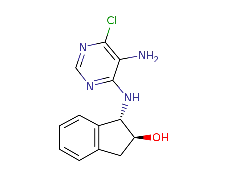 (1S,2S)-1-(5-amino-6-chloropyrimidin-4-ylamino)-2,3-dihydro-1H-inden-2-ol