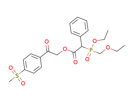 2-(4-methanesulfonylphenyl)-2-oxoethyl 2-(diethoxyphosphoryl)-2-phenylacetate