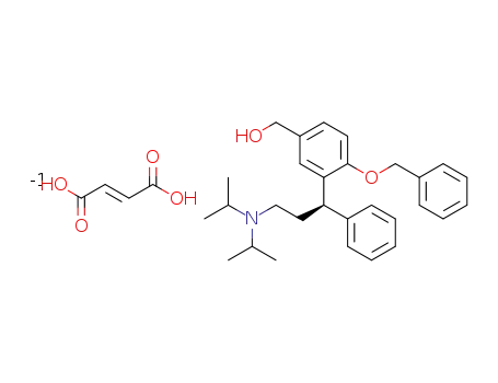 (R)-[4-benzyloxy-3-(3-diisopropylamino-1-phenyl-propyl)-phenyl]-methanol fumarate