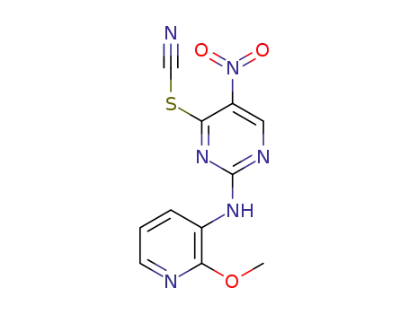 N-(2-methoxypyridin-3-yl)-5-nitro-4-thiocyanatopyrimidin-2-amine