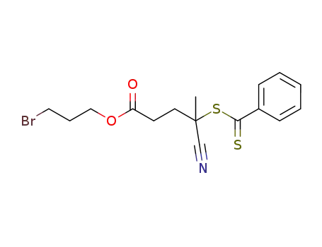 3-bromopropyl 4-((benzenethiocarbonyl)thio)-4-cyanopentanoate