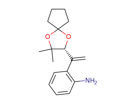 (R)-2-[1-(3,3-dimethyl-1,4-dioxaspiro[4.4]nonan-2-yl)vinyl]aniline