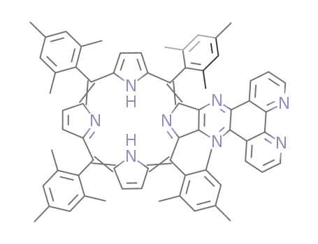 (pyrazo[5′,6′-e]-1′,10′-phenanthroline)[b]meso-tetramesitylporphyrin-phenanthroline