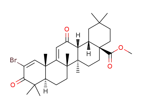 2-bromo-3,12-dioxo-oleanane-1,9 (11)-diene-28-carboxylic acid methyl ester