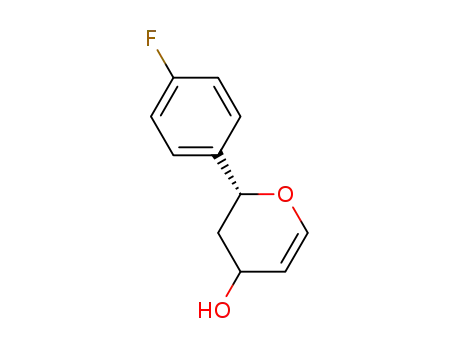 (2R)-2-(4-fluorophenyl)-3,4-dihydro-2H-pyran-4-ol