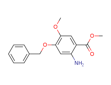 Methyl 2-amino-4-benzyloxy-5-methoxybenzoate cas no. 61032-42-6 98%