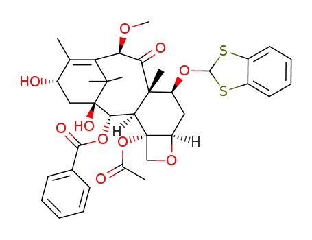 10-O-methyl-7-O-1,3-benzodithiolan-2-yl-10-DAB
