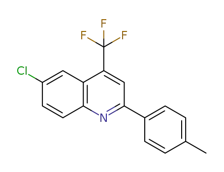 6-chloro-2-(4-methylphenyl)-4-(trifluoromethyl)quinoline