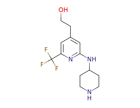 2-[2-(piperidin-4-ylamino)-6-(trifluoromethyl)pyridin-4-yl]ethanol