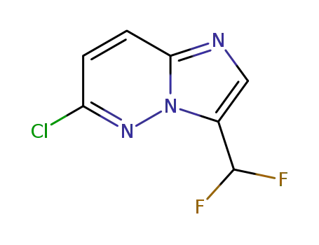 6-chloro-3-(difluoromethyl)imidazo[1,2-b]pyridazine