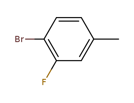 452-74-4,4-Bromo-3-fluorotoluene,Toluene,4-bromo-3-fluoro- (7CI,8CI);1-Bromo-2-fluoro-4-methylbenzene;2-Fluoro-4-methyl-1-bromobenzene;3-Fluoro-4-bromotoluene;