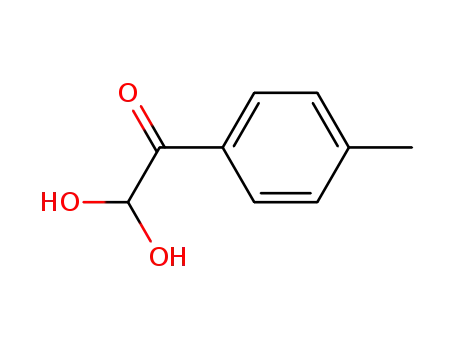 Molecular Structure of 16208-14-3 (4-METHYLPHENYLGLYOXAL HYDRATE)