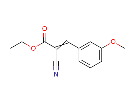 2-cyano-3-(3-methoxyphenyl)acrylic acid ethyl ester