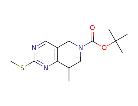 tert-butyl 8-methyl-2-(methylthio)-7,8-dihydropyrido[4,3-d]pyrimidine-6(5H)-carboxylate