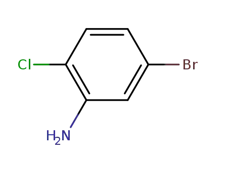 Molecular Structure of 60811-17-8 (5-BROMO-2-CHLOROANILINE)