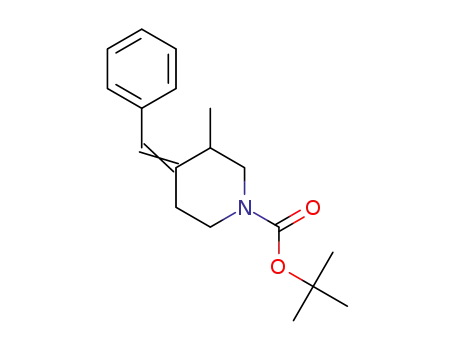 tert-butyl 4-benzylidene-3-methylpiperidine-1-carboxylate