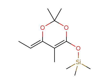 (Z)-((4-ethylidene-2,2,5-trimethyl-4H-1,3-dioxin-6-yl)oxy)trimethylsilane