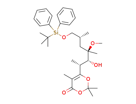 6-((2R,3R,4R,6R)-7-((tert-butyldiphenylsilyl)oxy)-3-hydroxy-4-methoxy-4,6-dimethylheptan-2-yl)-2,2,5-trimethyl-4H-1,3-dioxin-4-one