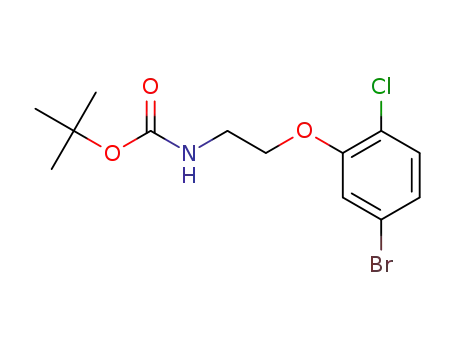 tert-butyl (2-(5-bromo-2-chlorophenoxy)ethyl)carbamate
